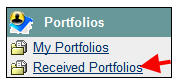 Received Portfolios